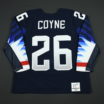 Kendall Coyne - Team USA Womens PyeongChang 2018 Olympic Winter Games - Game-Worn Navy Jersey