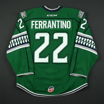 Mike Ferrantino - Florida Everblades - Game-Worn Jersey - 2016-17  Season