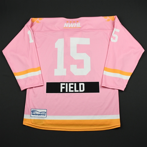 Emily Field - Boston Pride - Game-Worn Strides for the Cure Jersey - Feb. 2, 2018