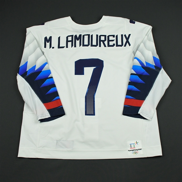 Monique Lamoureux-Morando - Team USA Womens PyeongChang 2018 Olympic Winter Games - Game-Worn White Jersey