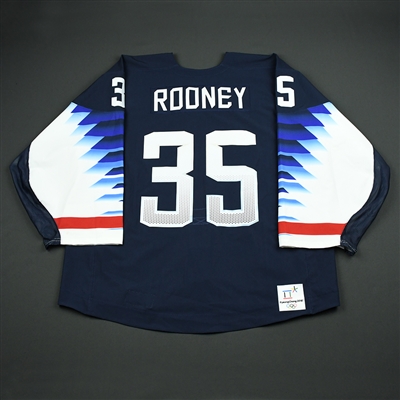 Maddie Rooney - Team USA Womens PyeongChang 2018 Olympic Winter Games - Game-Worn Navy Jersey