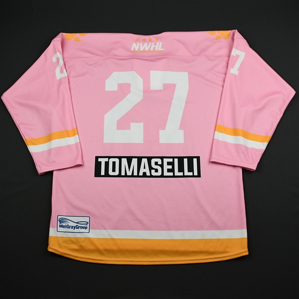 Kathryn Tomaselli - Boston Pride - Game-Issued Strides for the Cure Jersey - Feb. 2, 2018