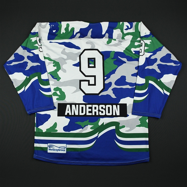 Kaycie Anderson - Connecticut Whale - Game-Worn Military Appreciation Jersey - Feb. 25, 2018