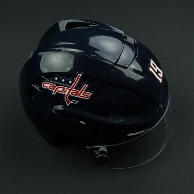 Nicklas Backstrom - Washington Capitals - 2017-18 Game-Worn Helmet