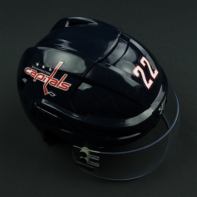 Madison Bowey - Washington Capitals - 2017-18 Game-Worn Helmet