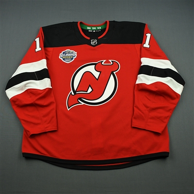 Brian Boyle - New Jersey Devils - 2018 NHL Global Series - Game-Worn Jersey