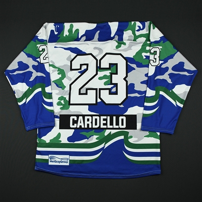 Denise Cardello - Connecticut Whale - Game-Issued Military Appreciation Jersey - Feb. 25, 2018