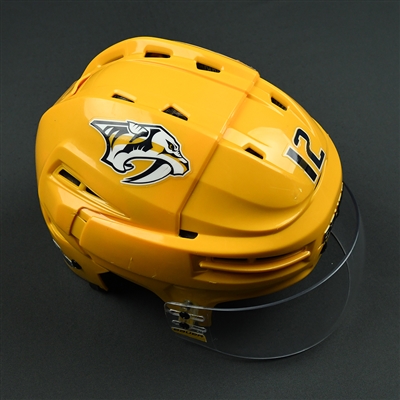 Mike Fisher - Nashville Predators - Game-Worn Helmet - 2017-18 NHL Regular Season and Stanley Cup Playoffs