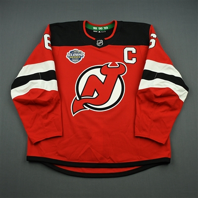 Andy Greene - New Jersey Devils - 2018 NHL Global Series - Game-Worn Jersey w/C