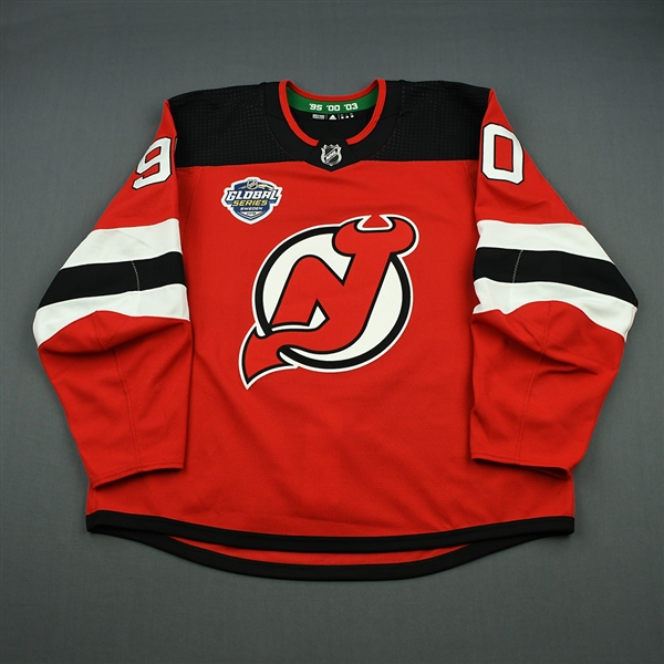 Marcus Johansson - New Jersey Devils - 2018 NHL Global Series - Game-Worn Jersey