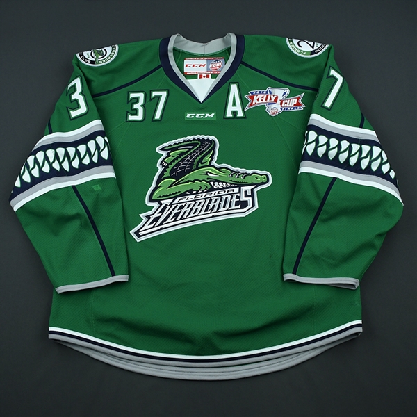 Zach Kamrass - Florida Everblades - 2018 Captains Club - Autographed Game-Worn Jersey w/A