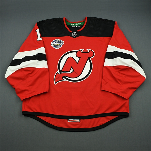 Keith Kinkaid - New Jersey Devils - 2018 NHL Global Series - Game-Worn Jersey