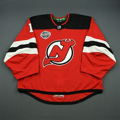 Keith Kinkaid - New Jersey Devils - 2018 NHL Global Series - Game-Worn Jersey
