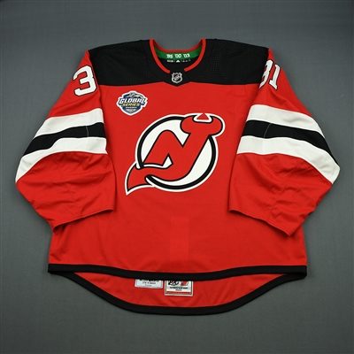 Eddie Lack - New Jersey Devils - 2018 NHL Global Series - Game-Worn Back-Up Only Jersey