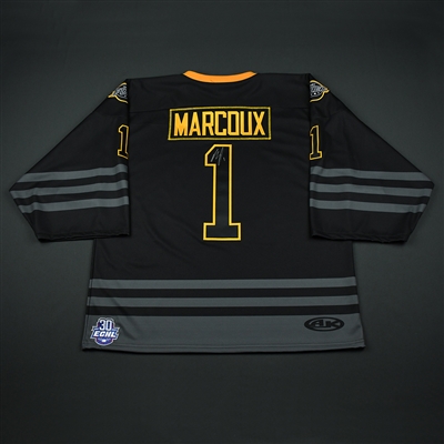 Etienne Marcoux - Indy Fuel - 2018 Golden Goalie - Game-Issued Autographed Jersey 