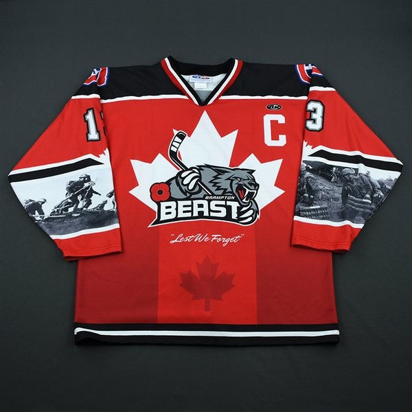 lest we forget hockey jersey