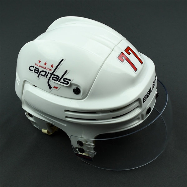 T.J. Oshie - Washington Capitals - 2017-18 Game-Worn Helmet