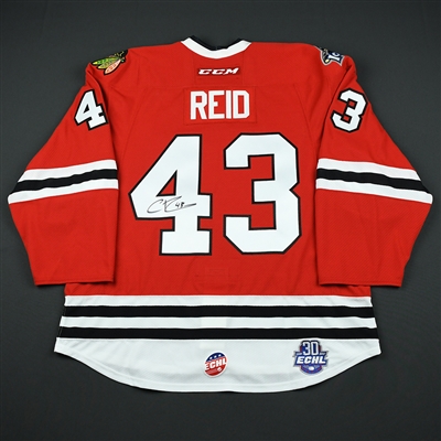 Cam Reid - Indy Fuel - 2018 Fantasy Team Skater - Game-Issued Autographed Jersey w/A