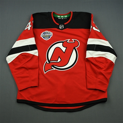 Brett Seney - New Jersey Devils - 2018 NHL Global Series - Game-Issued Jersey