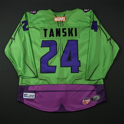 Scott Tanski - Reading Royals - 2017-18 MARVEL Super Hero Night - Game-Issued Autographed Jersey