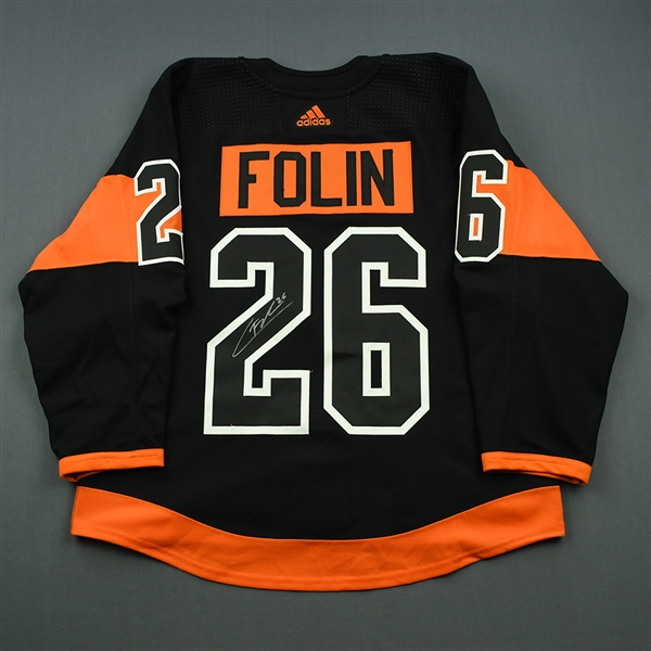 Christian Folin - Philadelphia Flyers - 42nd Flyers Wives Carnival - Event-Worn Autographed Jersey