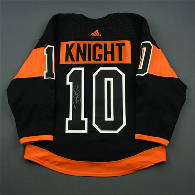 Corban Knight - Philadelphia Flyers - 42nd Flyers Wives Carnival - Event-Worn Autographed Jersey