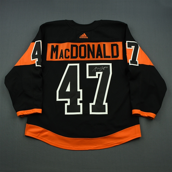 Andrew MacDonald - Philadelphia Flyers - 42nd Flyers Wives Carnival - Event-Worn Autographed Jersey