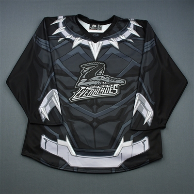Blank NNO - Florida Everblades - 2018-19 MARVEL Super Hero Night - Game-Issued Autographed Jersey