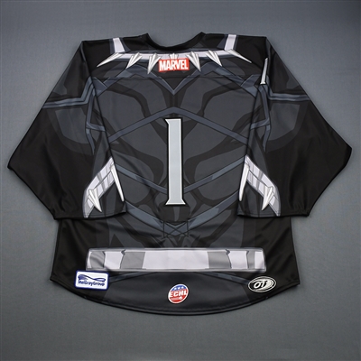  Blank #1 - Florida Everblades - 2018-19 MARVEL Super Hero Night - Game-Issued Jersey 