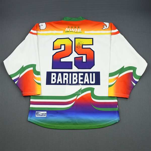 Juana Baribeau - Connecticut Whale - Game-Worn You Can Play Autographed Jersey w/A - Feb. 25, 2019