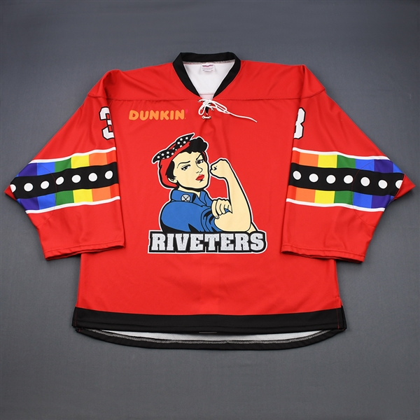 Sarah Bryant - Metropolitan Riveters - Game-Issued You Can Play Jersey - Feb. 2, 2019