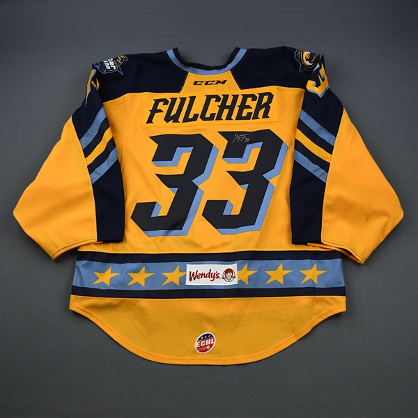 Kaden Fulcher - 2019 CCM/ECHL All-Star Classic - Hooks - Game-Worn Autographed w/ socks Jersey