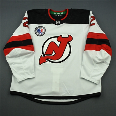 Eric Gryba - New Jersey Devils - 2018 Hockey Hall of Fame Game - Game-Issued Jersey - November 9