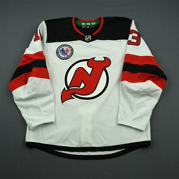 Nico Hischier - New Jersey Devils - 2018 Hockey Hall of Fame Game - Game-Worn Jersey - November 9