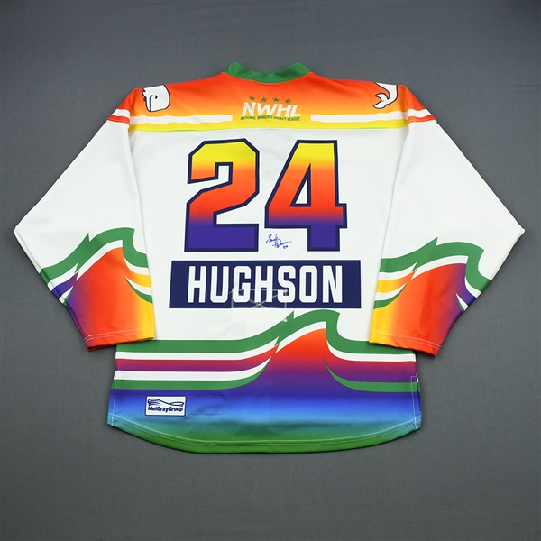 Sarah Hughson - Connecticut Whale - Game-Issued You Can Play Autographed Jersey - Feb. 25, 2019