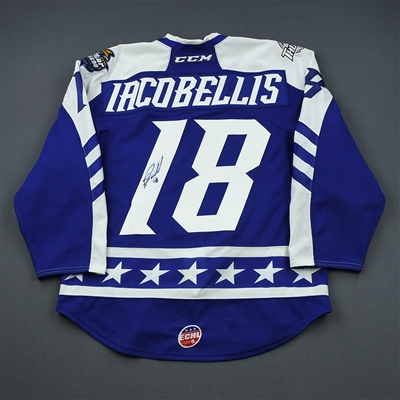 Steven Iacobellis - 2019 CCM/ECHL All-Star Classic - West - Game-Worn Autographed Jersey w/Socks - Round 1, Round-Robin, Games 2,3,5