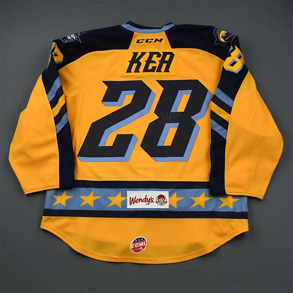 Justin Kea - 2019 CCM/ECHL All-Star Classic - Hooks - Game-Worn Autographed w/ socks Jersey