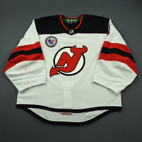 Keith Kinkaid - New Jersey Devils - 2018 Hockey Hall of Fame Game - Game-Worn Jersey - November 9