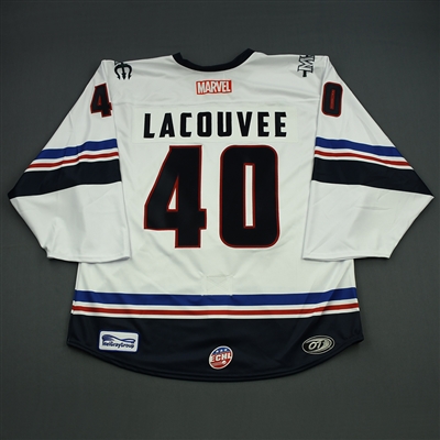 Connor Lacouvee - Maine Mariners - 2018-19 MARVEL Super Hero Night - Game-Issued Jersey