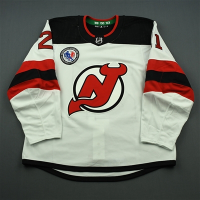 Kyle Palmieri - New Jersey Devils - 2018 Hockey Hall of Fame Game - Game-Worn Jersey - November 9