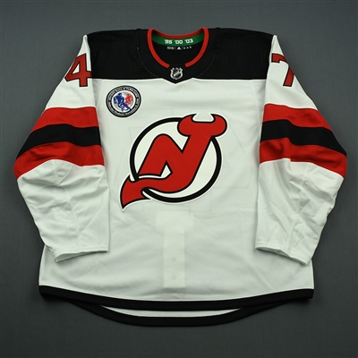 John Quenneville - New Jersey Devils - 2018 Hockey Hall of Fame Game - Game-Issued Jersey - November 9