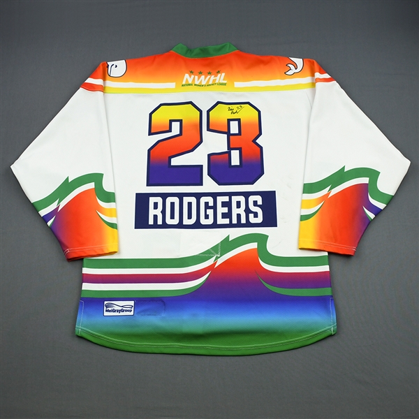 Nina Rodgers - Connecticut Whale - Game-Worn You Can Play Autographed Jersey - Feb. 25, 2019