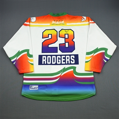 Nina Rodgers - Connecticut Whale - Game-Worn You Can Play Autographed Jersey - Feb. 25, 2019