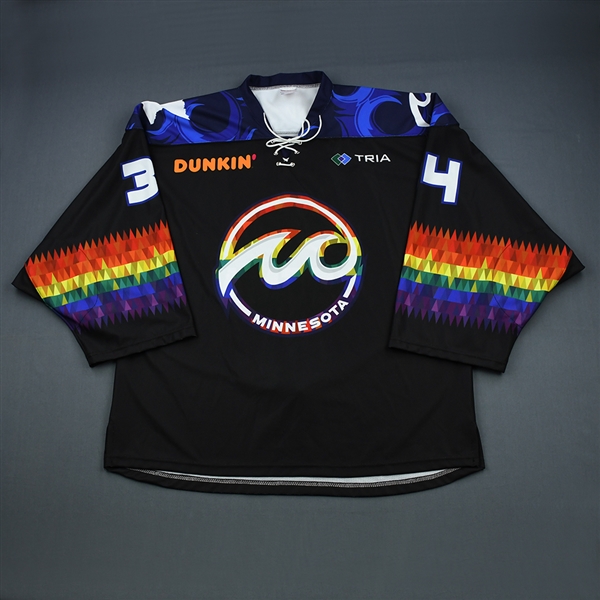 Sydney Rossman - Minnesota Whitecaps - Game-Worn You Can Play Back-up Only Jersey - Jan. 19, 2019