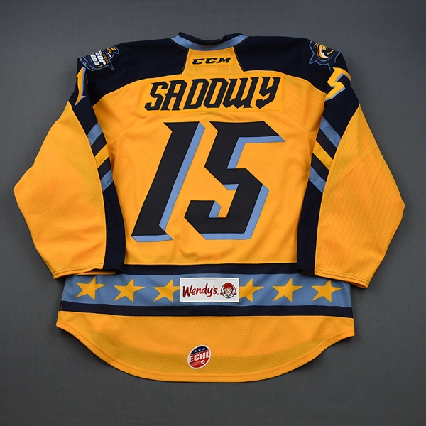 Dylan Sadowy  - 2019 CCM/ECHL All-Star Classic - Hooks - Game-Issued Jersey