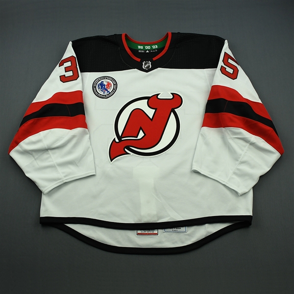 Cory Schneider - New Jersey Devils - 2018 Hockey Hall of Fame Game - Game-Worn Back-Up Only Jersey - November 9
