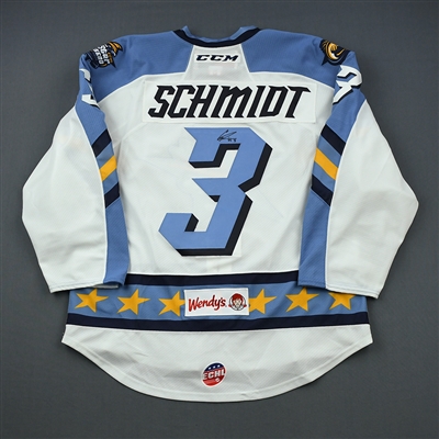 Connor Schmidt - 2019 CCM/ECHL All-Star Classic - Fins - Game-Worn Autographed w/ socks Jersey
