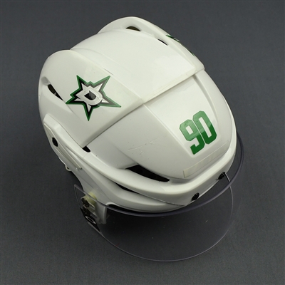 Jason Spezza - Dallas Stars - Game-Worn White Helmet - 2016-17 Season