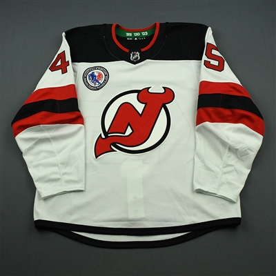 Sami Vatanen - New Jersey Devils - 2018 Hockey Hall of Fame Game - Game-Worn Jersey - November 9