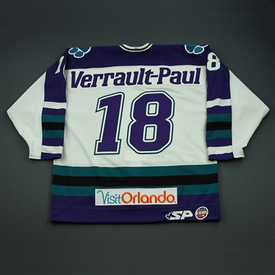 Francis Verreault-Paul - 2013-14 Orlando Solar Bears - IHL Vintage - Game-Issued Jersey 